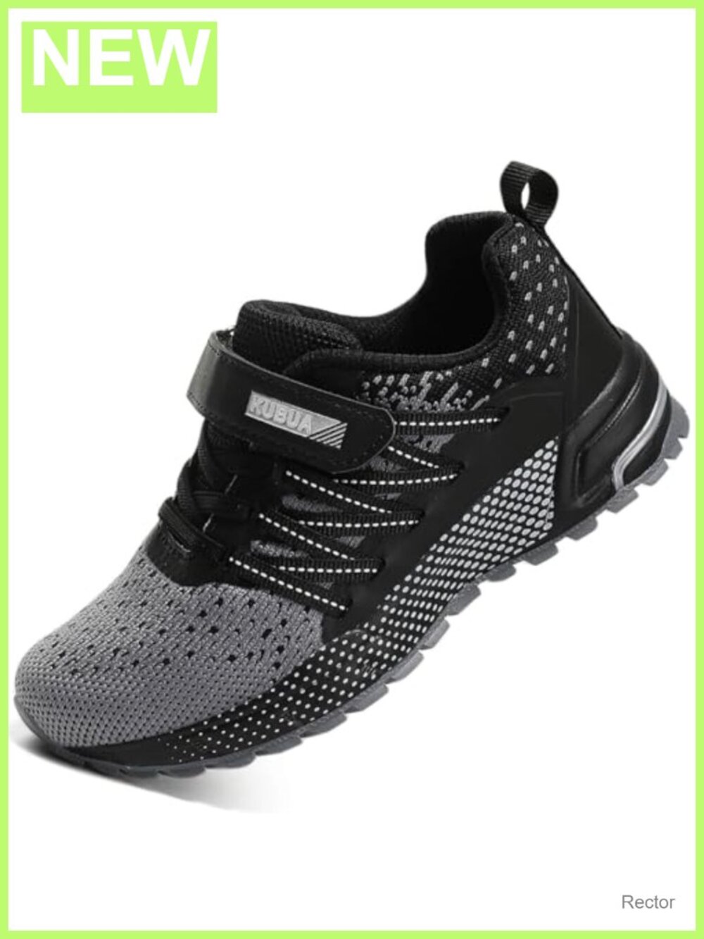 Kids Lightweight Mesh Sneakers Hook & Loop Athletic Shoes